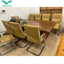 Ghế Da Chân Quỳ Giám Đốc HVK-A642 màu vàng - Ảnh 5
