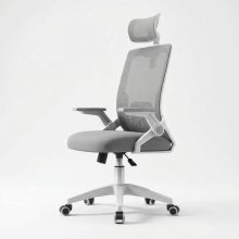 Ghế Công Thái Học Màu Ghi Cao Cấp – HVK-S04