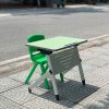 Bàn chữ nhật gấp gọn Hanvika – Bàn học, bàn trung tâm đào tạo hiện đại HVK-GD-B01
