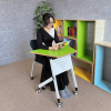 Bàn thang bát giác Plywood đơn Hanvika – Bàn học mầm non tối giản, bền đẹp và an toàn - HVK-GD-B10