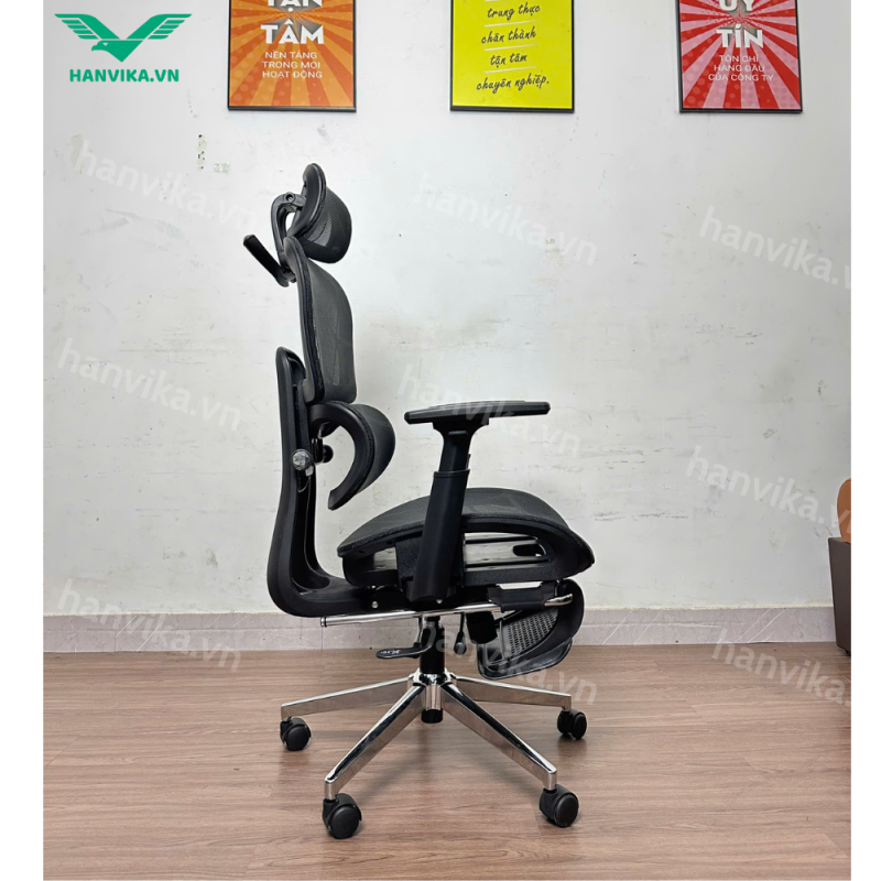Ghế Công Thái Học Full Lưới HVK-S20 Đen – Premium Ergonomic Chair