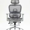 Ghế Công Thái Học Full Lưới HVK-S20 Ghi Xám – Premium Ergonomic Chair