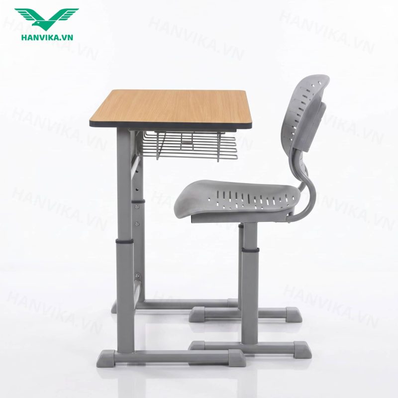 Bộ bàn ghế học sinh nâng hạ, tăng chỉnh chiều cao, phù hợp với các cấp học HVK-GD-BG020