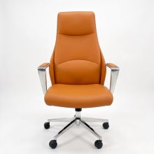Ghế da giám đốc, ghế văn phòng chân xoay, có ngả lưng HVK-GD37 Cam