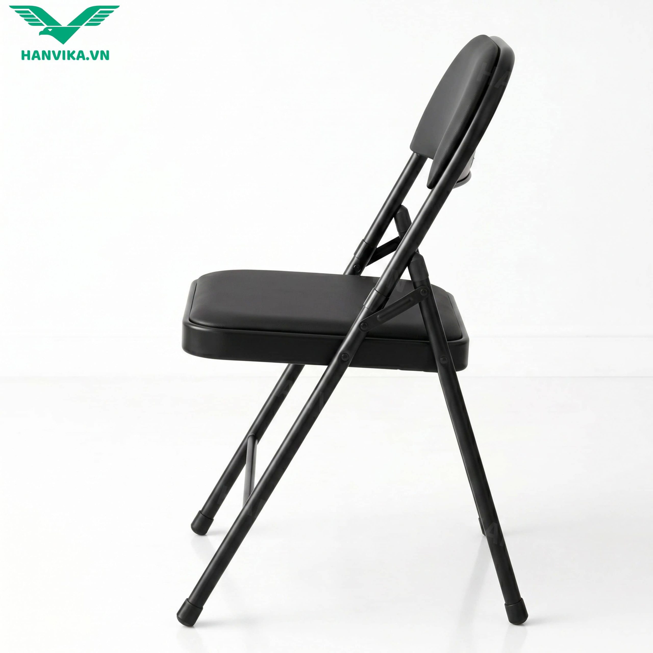 Ghế gấp cao cấp, xếp gọn HVK-GG201 Đen - Ảnh 6