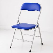 Ghế gấp chân sơn màu xanh, lưng ngắn, xếp gọn HVK-GG202 Xanh