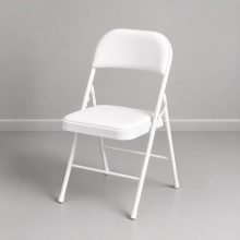 Ghế gấp văn phòng bọc da, xếp gọn HVK-GG201 Trắng
