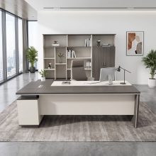 Bàn giám đốc chữ L cao cấp, bàn lãnh đạo hiện đại HVK-BGD20