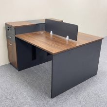 Bàn làm việc đôi cho văn phòng, bàn nhân viên có hộc tủ HVK-BNV20