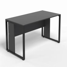Bàn nhân viên chân sắt có yếm, bàn làm việc văn phòng hiện đại HVK-NV-B07