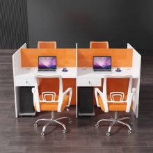 Cụm bàn làm việc 4 người, bàn nhân viên HVK-NV-B04
