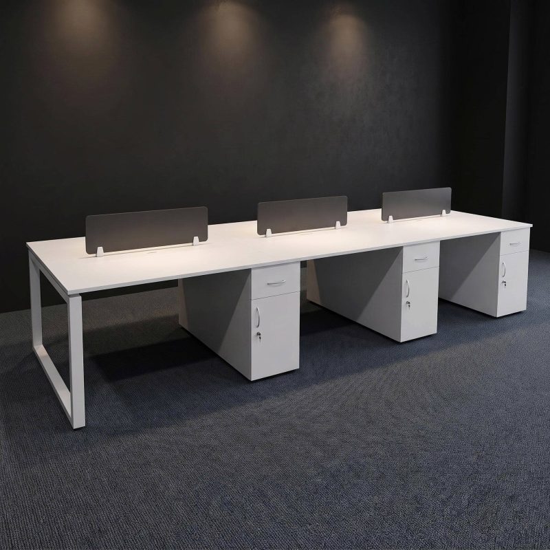 Cụm bàn làm việc nhân viên văn phòng 6 người có hộc tủ cao cấp HVK-BNV15 – Giải Pháp Tối Ưu Cho Không Gian Văn Phòng Hiện Đại