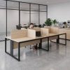 Cụm bàn làm việc nhân viên văn phòng, bàn làm việc 8 người HVK-BNV17