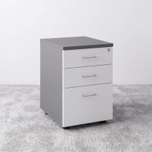 Hộc tủ di động, hộc tủ văn phòng 3 ngăn linh hoạt có khóa HVK-HT03