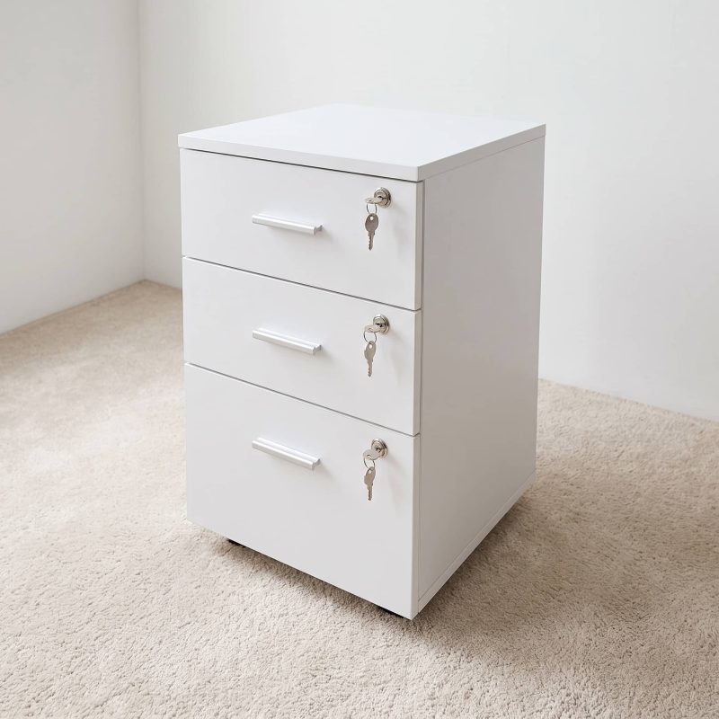 Hộc Tủ Di Động, Hộc Tủ Văn Phòng 3 Ngăn Linh Hoạt Có Khóa HVK-HT05 – Thiết Kế Hiện Đại, Lưu Trữ Khoa Học