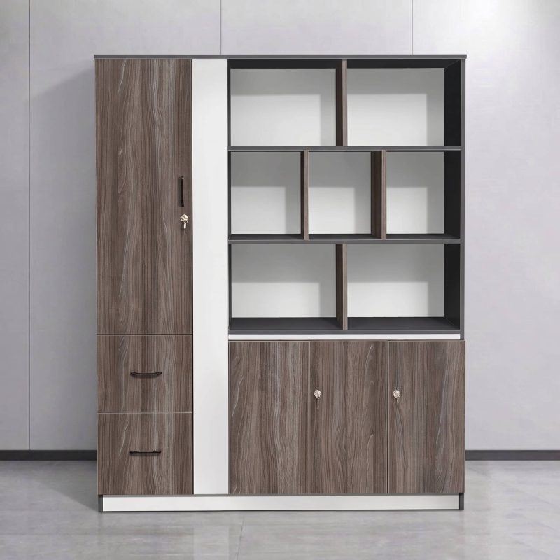 Tủ Giám Đốc Hiện Đại, Tủ Tài Liệu, Tủ Văn Phòng Cao Cấp HVK-TGD02 – Giải Pháp Lưu Trữ Thông Minh Cho Không Gian Lãnh Đạo