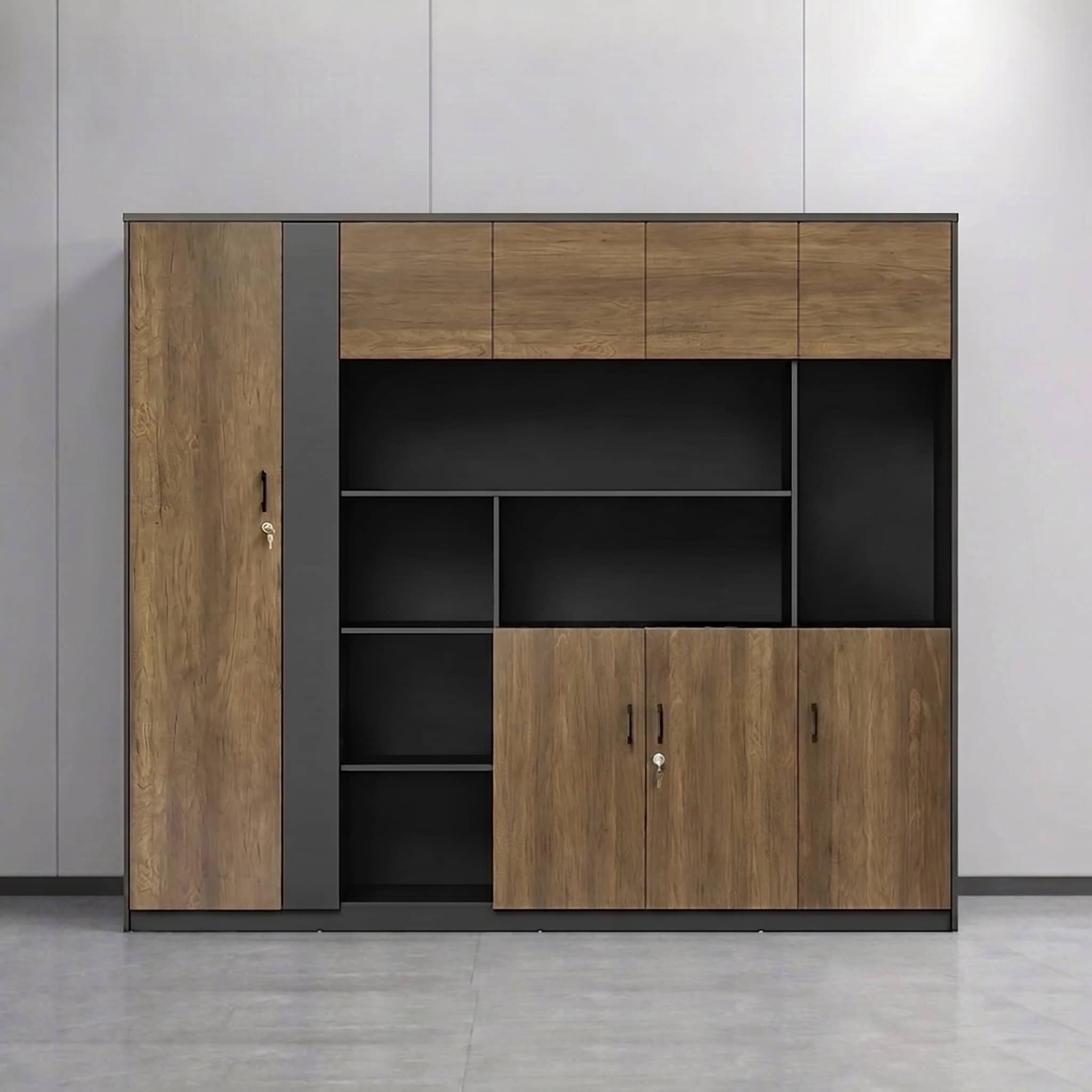 Tủ giám đốc hiện đại, tủ tài liệu, tủ văn phòng cao cấp HVK-TGD03