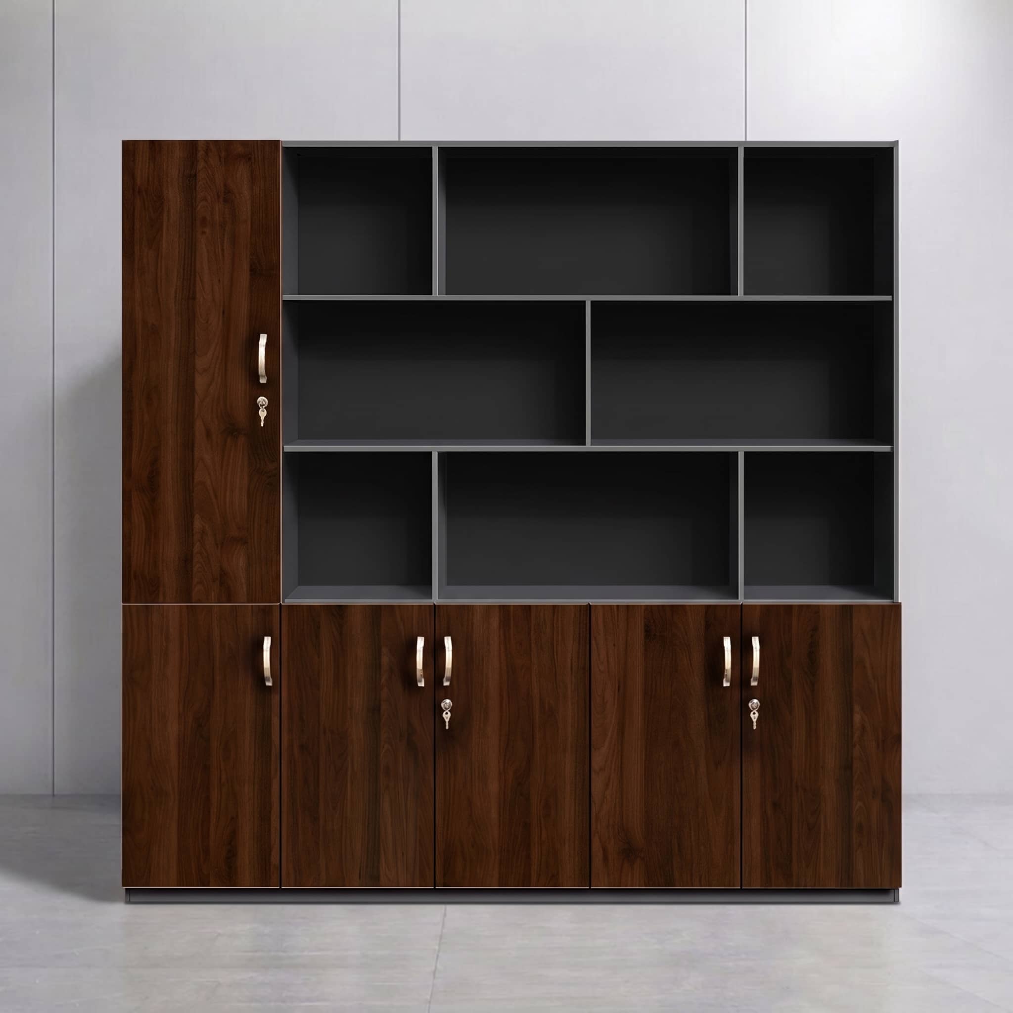 Tủ giám đốc hiện đại, tủ tài liệu, tủ văn phòng cao cấp HVK-TGD04