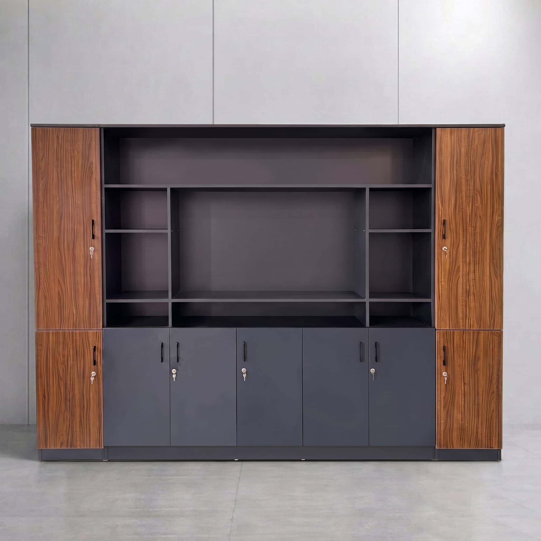 Tủ giám đốc hiện đại, tủ tài liệu, tủ văn phòng cao cấp HVK-TGD08